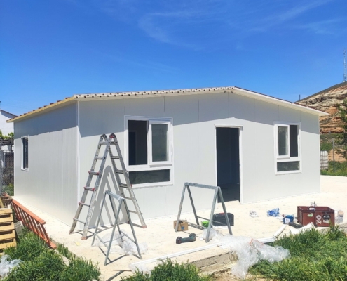 Casa prefabricada con panel sandwich en Tarragona