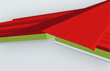 Cumbrera lisa D416